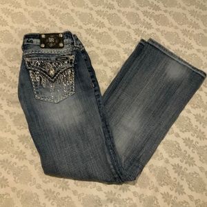 Miss Me Easy Boot Distressed Jeans